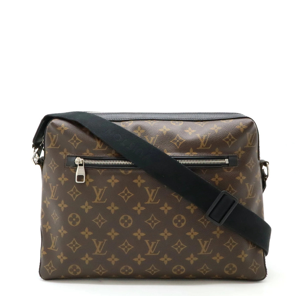 LOUIS VUITTON Monogram Macassar Brown Torres Messenger Crossbody Leather